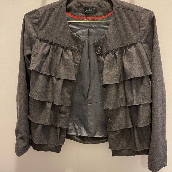 J.Crew Ruffle Blazer (Sample) - Picture 6 of 14